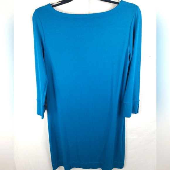 Lilly Pulitzer Sophie Torquoise Dress With Gold Buttons Sz S - Picture 2 of 7